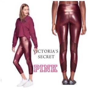 Victoria’s Secret high waist shimmer ankle legging